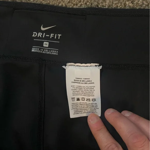 Women’s Plus Nike Black Leggings - Picture 5 of 15
